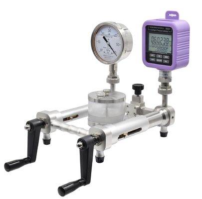 Regolare la risoluzione 0,1 kPa Pompa portatile di prova di pressione idraulica HS711A con 2,6 kg di peso