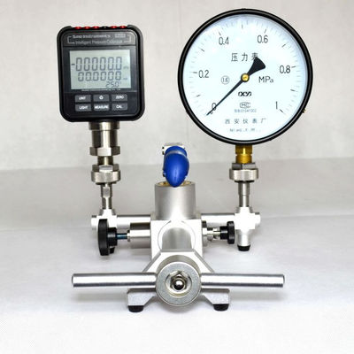 Pompa di calibrazione della pressione pneumatica portatile in acciaio inossidabile