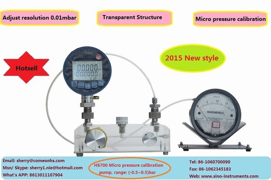 Pompa di confronto di pressione di vuoto pneumatica compatta - 0,5-0,5 bar per esigenze industriali