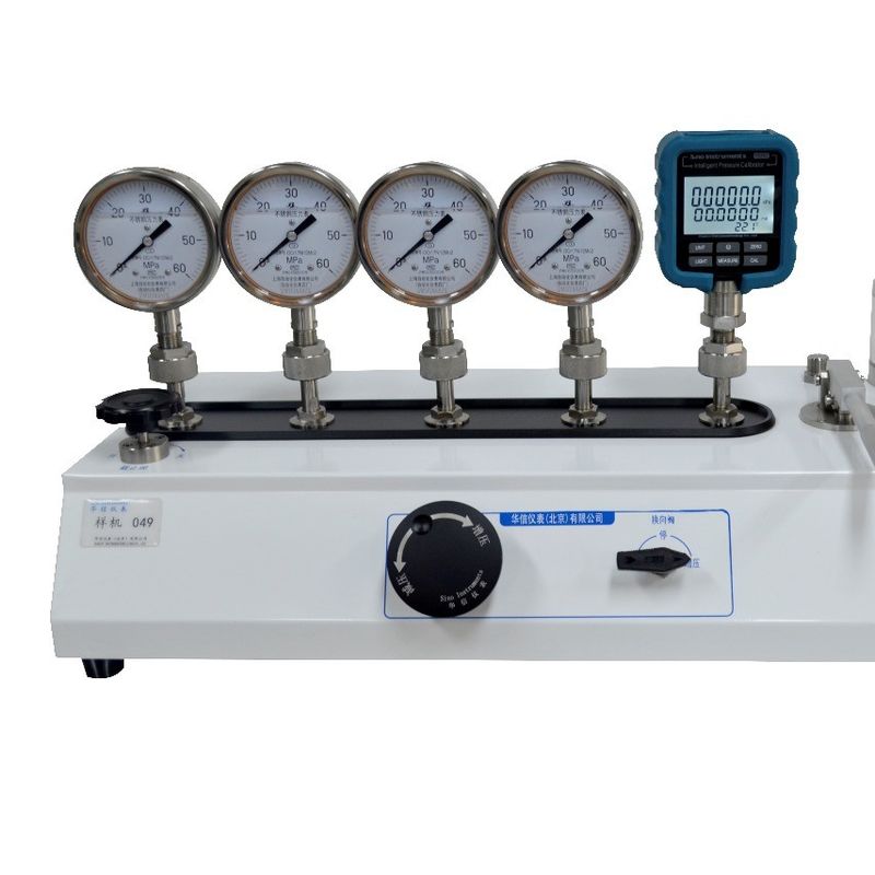 Banchetto di prova della pressione dell'aria elettrica Pneumatico 0-25bar per velocità stabile entro 5 secondi