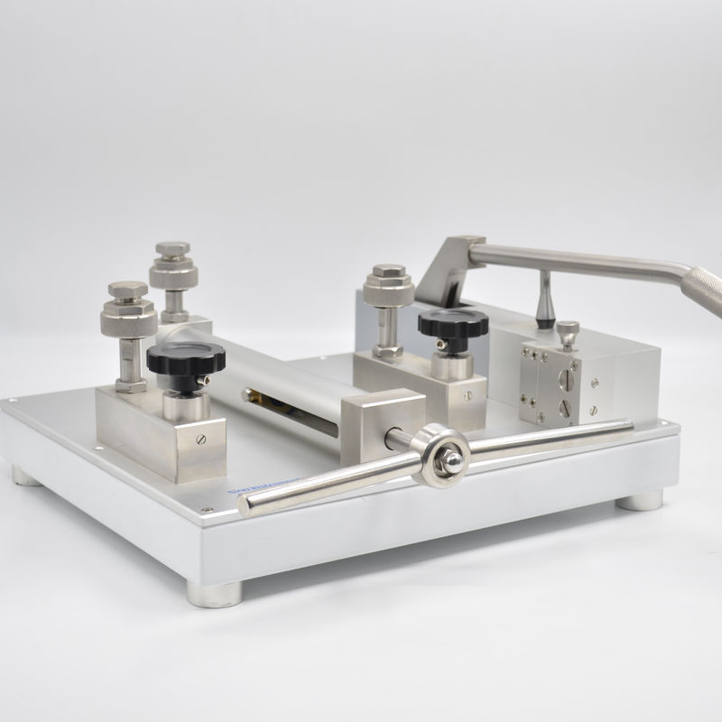 HS721 Comparatore di calibrazione della pressione pneumatica di tipo banco con intervallo di pressione -0,95-140 bar